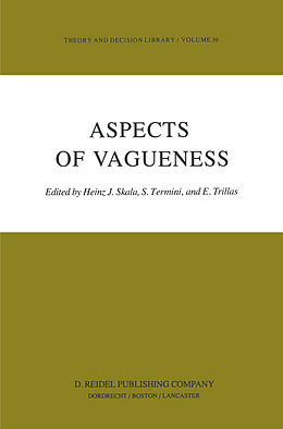 Livre Relié Aspects of Vagueness de 