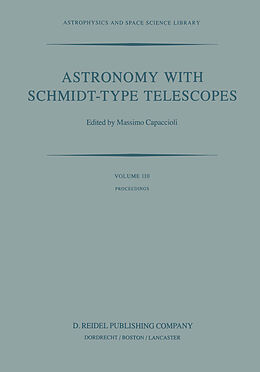 Fester Einband Astronomy with Schmidt-Type Telescopes von 
