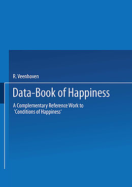 Kartonierter Einband Data-Book of Happiness von R. Veenhoven