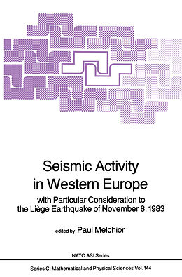 Fester Einband Seismic Activity in Western Europe von 