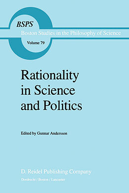 Kartonierter Einband Rationality in Science and Politics von 