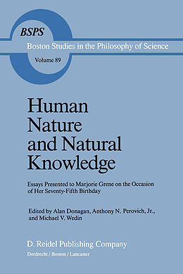 Fester Einband Human Nature and Natural Knowledge von 
