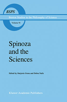 Fester Einband Spinoza and the Sciences von 
