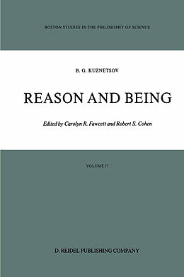 Fester Einband Reason and Being von Boris G. Kuznetsov