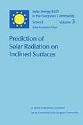 Fester Einband Prediction of Solar Radiation on Inclined Surfaces von 