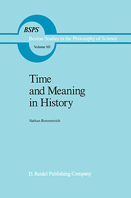 Fester Einband Time and Meaning in History von Nathan Rotenstreich