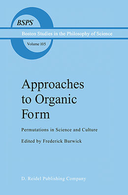 Fester Einband Approaches to Organic Form von 
