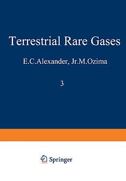 Livre Relié Terrestrial Rare Gases de 
