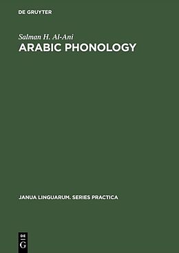 Livre Relié Arabic Phonology de Salman H. Al-Ani