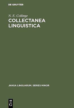 Livre Relié Collectanea Linguistica de N. E. Collinge