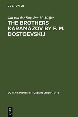 Livre Relié The Brothers Karamazov by F. M. Dostoevskij de Jan M. Meijer, Jan Van Der Eng