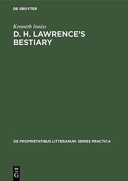 Fester Einband D. H. Lawrence's Bestiary von Kenneth Inniss