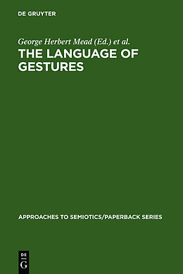 Livre Relié The Language of Gestures de Wilhelm Wundt