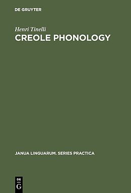 Livre Relié Creole Phonology de Henri Tinelli