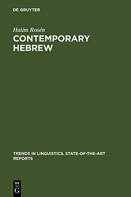 Livre Relié Contemporary Hebrew de Haiim Rosén