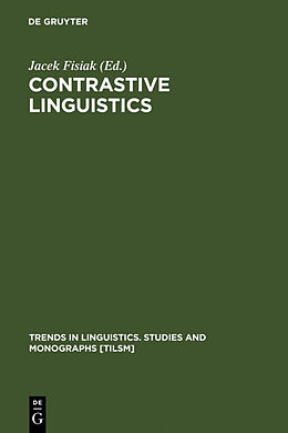 Livre Relié Contrastive Linguistics de 