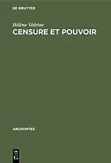 Fester Einband Censure et Pouvoir von Hélène Védrine