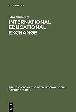 Fester Einband International Educational Exchange von Otto Klineberg
