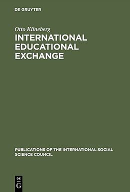 Livre Relié International Educational Exchange de Otto Klineberg