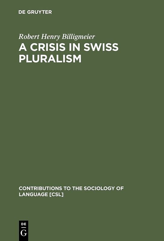 A Crisis in Swiss pluralism