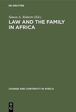 Fester Einband Law and the Family in Africa von 