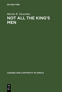 Livre Relié Not all the King's Men de Martin R. Doornbos