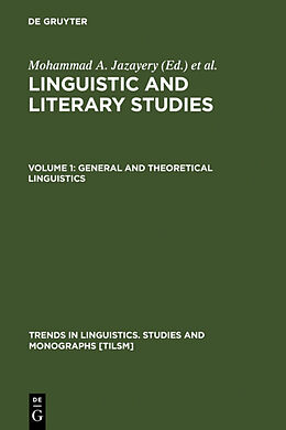 Livre Relié General and Theoretical Linguistics de 