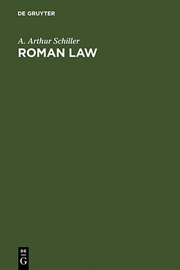 Livre Relié Roman Law de A. Arthur Schiller