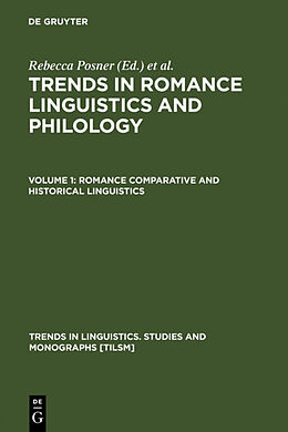 Livre Relié Romance Comparative and Historical Linguistics de 