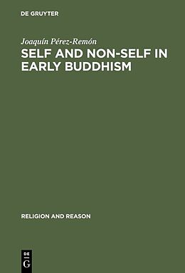 Fester Einband Self and Non-Self in Early Buddhism von Joaquín Pérez-Remón