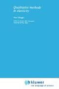 Livre Relié Qualitative Methods in Elasticity de P. Villaggio