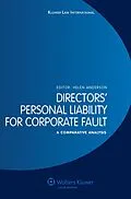E-Book (pdf) Directors' Personal Liability for Corporate Fault von Helen Anderson