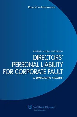 E-Book (pdf) Directors' Personal Liability for Corporate Fault von Helen Anderson
