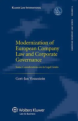 E-Book (pdf) Modernization of European Company Law and Corporate Governance von Gert-Jan Vossestein