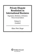 E-Book (pdf) Private Dispute Resolution in International Business von Klaus Peter Berger