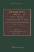 E-Book (pdf) European Public Procurement Law-Part II Remedies von Constant de Konick, Peter Flamey