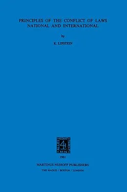 E-Book (pdf) Principles of the Conflict of Laws National and International von K. Lipstein
