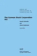 E-Book (pdf) German Stock Corporation Act von Hannes Schneider, Martin Heidenhain