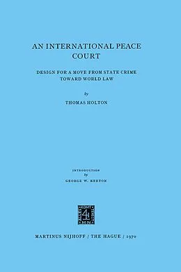 PDF International Peace Court von Thomas Holton