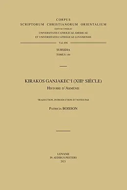 E-Book (pdf) Kirakos Ganjakec'i (XIIIe siecle). Histoire d'Armenie von P. Boisson