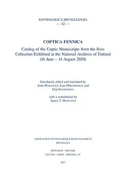 E-Book (pdf) Coptica fennica von Peeters Publishers