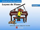 Barbara Kreader Notenblätter Méthode de piano Hal Leonard vol.1 - Lecons