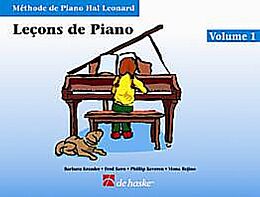 Barbara Kreader Notenblätter Méthode de piano Hal Leonard vol.1 - Lecons