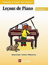Barbara Kreader Notenblätter Méthode de piano Hal Leonard vol.3 - Lecons