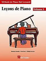 Barbara Kreader Notenblätter Méthode de piano Hal Leonard vol.5 - Lecons