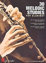 Paula Crasborn-Mooren Notenblätter 30 melodic Studies for clarinet