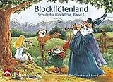 Paul van der Voort Notenblätter Blockflötenland Band 1 Schule