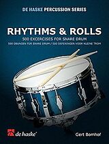 Gert Bomhof Notenblätter Rhythms and rolls 500 Übungen für Snare Drum