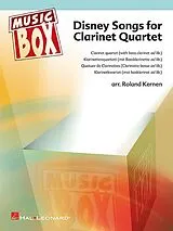  Notenblätter Disney Songs für 4 Klarinetten