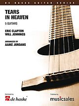 Eric Clapton Notenblätter Tears in Heaven für 5 Gitarren